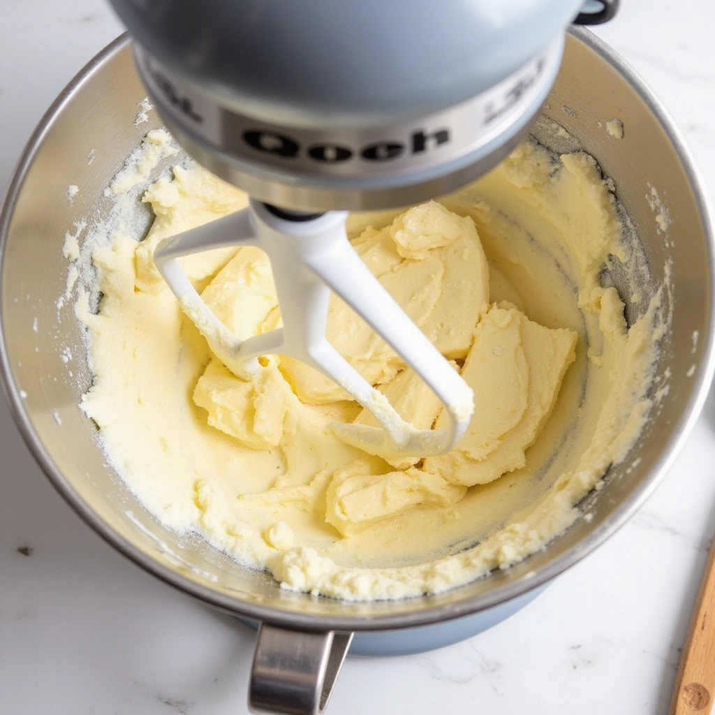 Apple Coffee Cake Recipes with Sour Cream Soft and Moist 3 Apple Coffee Cake Recipes with Sour Cream Soft and Moist - Step 3: Cream Butter and Sugar