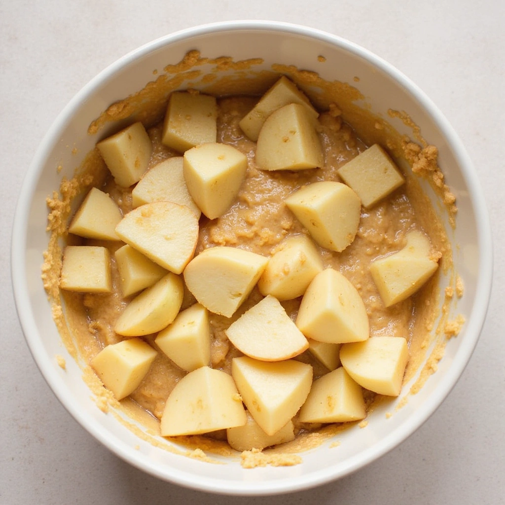 Apple Pie Coffee Cake Recipes Sweet Spiced Dessert Idea 6 Apple Pie Coffee Cake Recipes Sweet Spiced Dessert Idea - Step 6: Combine the Batter