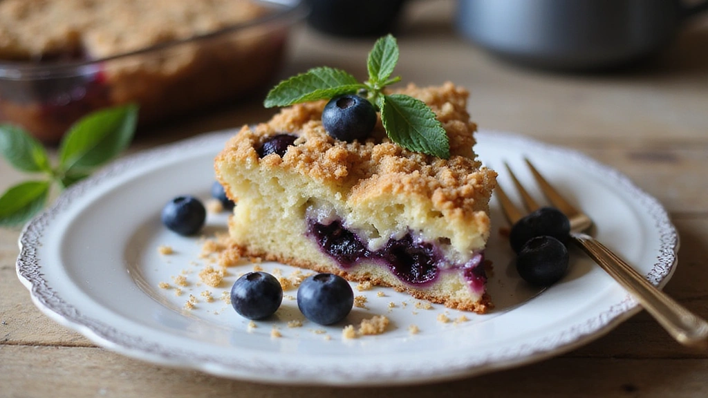 Blueberry Coffee Cake Recipes with Streusel Topping Crunchy Sweet