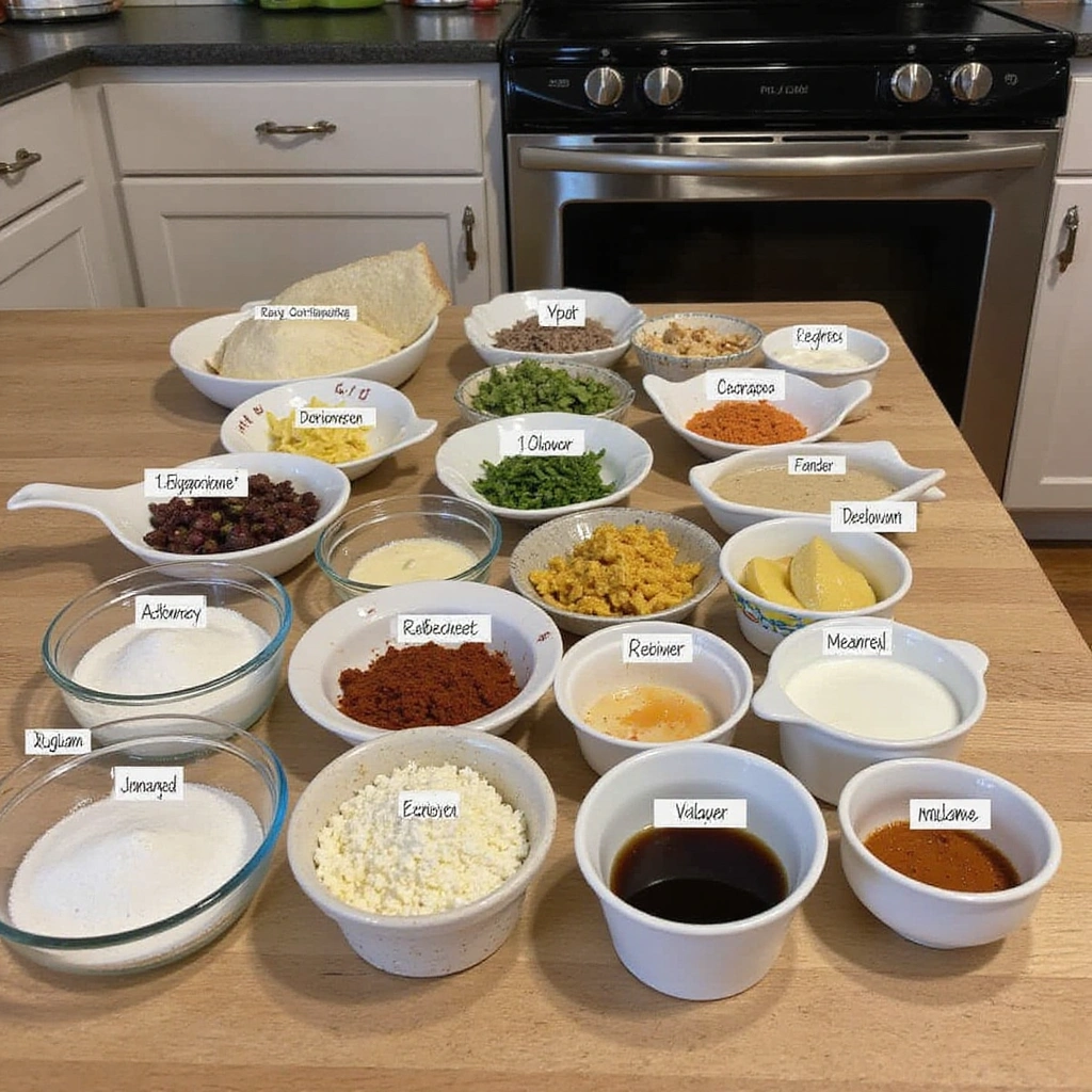 Blueberry Cream Cheese Coffee Cake Recipes Soft and Moist - Step 1: Prepare Ingredients