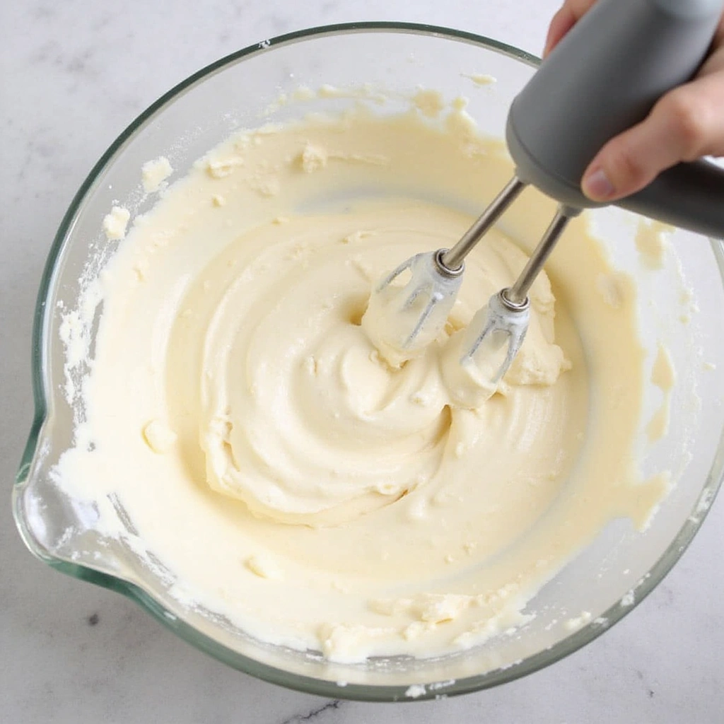 Blueberry Cream Cheese Coffee Cake Recipes Soft and Moist - Step 4: Prepare Cream Cheese Filling