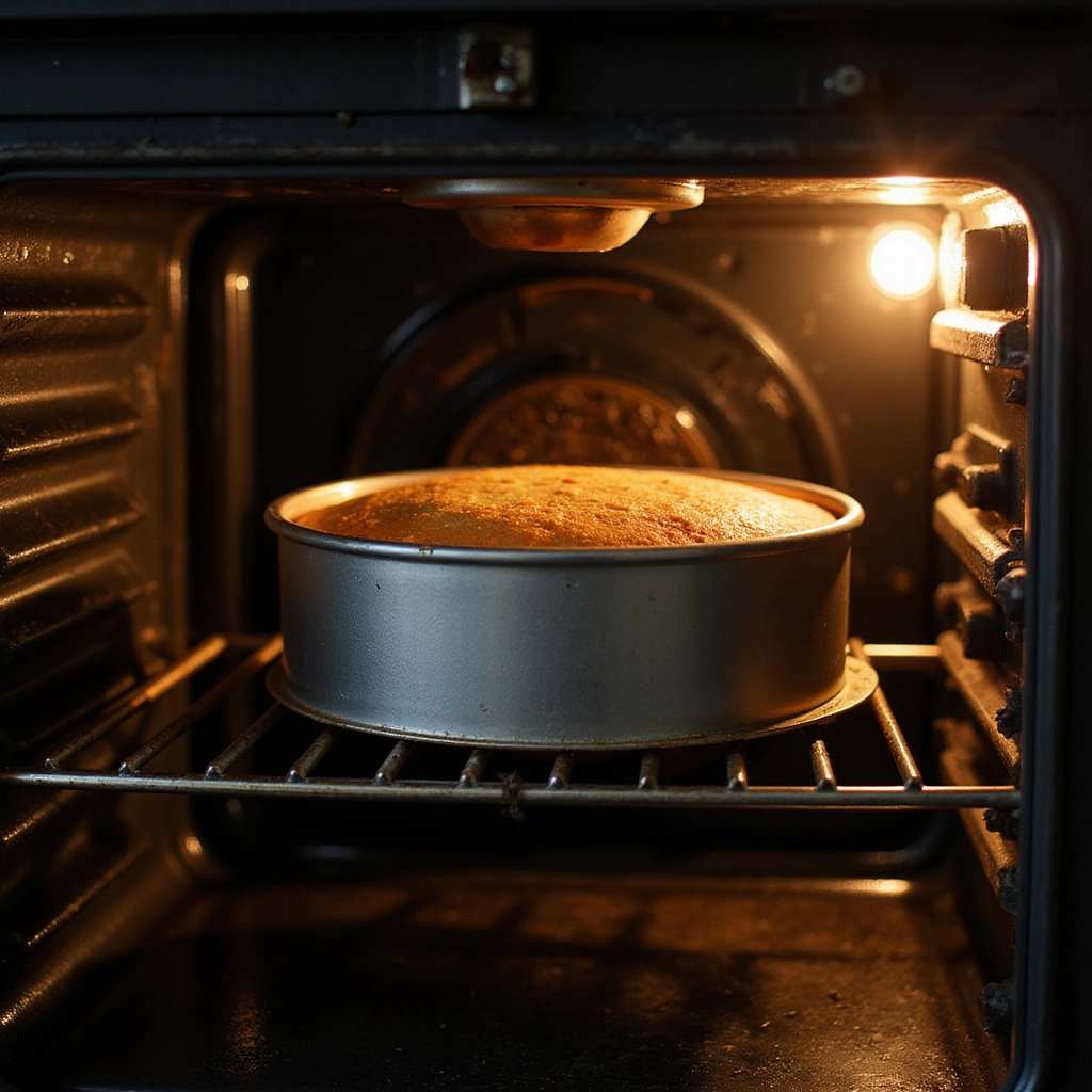 Blueberry Cream Cheese Coffee Cake Recipes Soft and Moist - Step 7: Bake the Cake