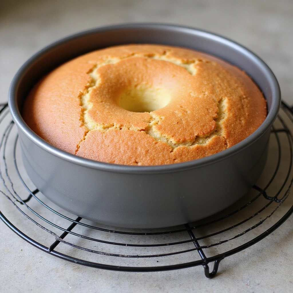 Blueberry Cream Cheese Coffee Cake Recipes Soft and Moist - Step 8: Cool the Cake