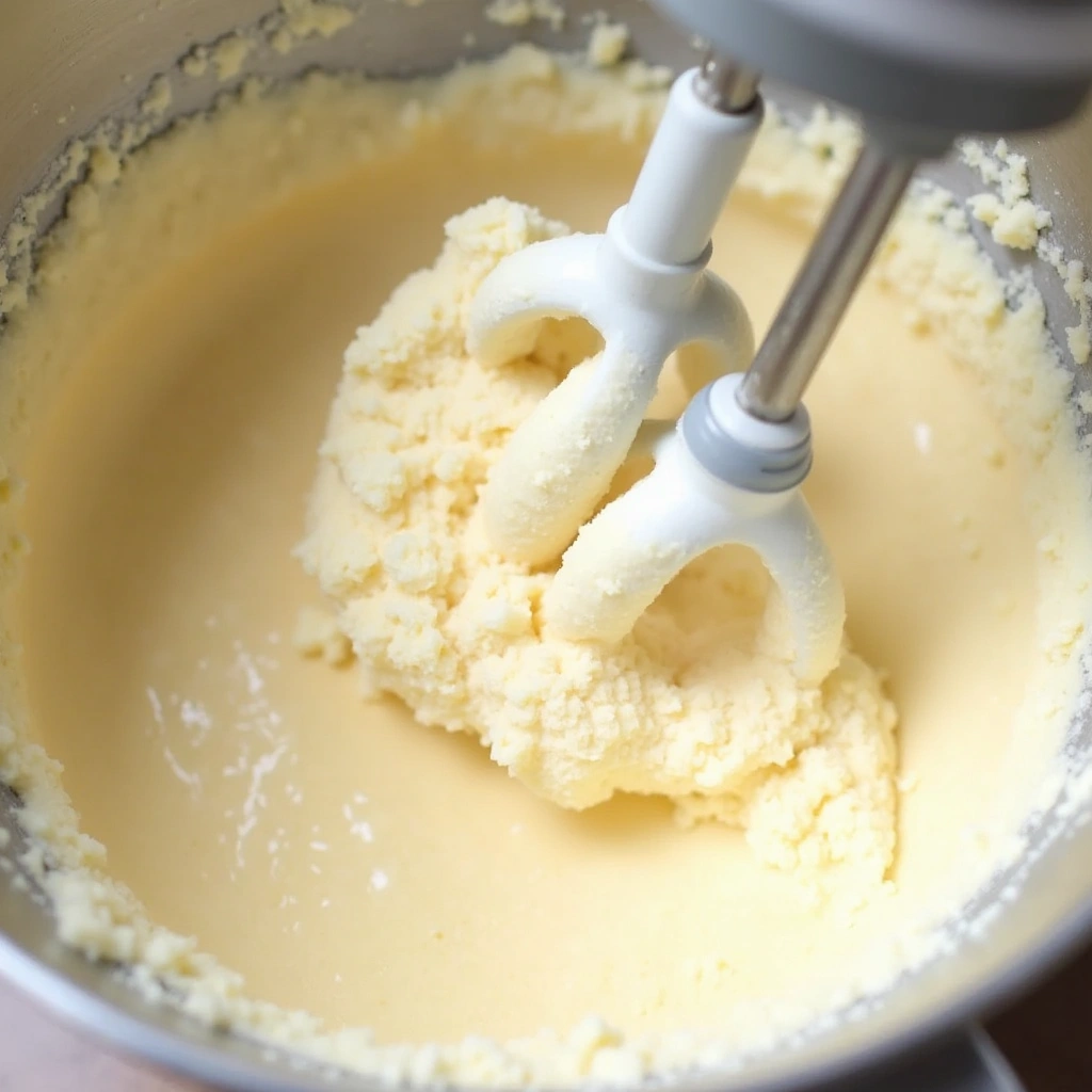 Cherry Coffee Cake Recipes with Pie Filling Juicy and Delicious - Step 4: Cream Butter and Sugar