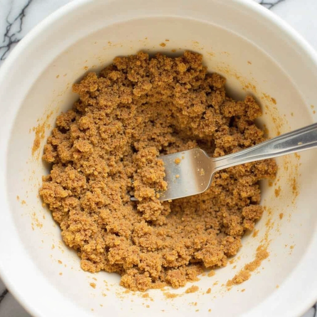 Cherry Coffee Cake Recipes with Pie Filling Juicy and Delicious - Step 8: Prepare the Topping