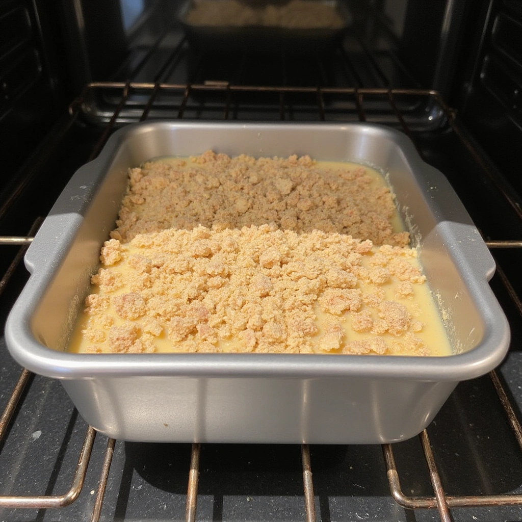 Coffee Cake Recipes with Sour Cream Moist and Flavorful - Step 8: Assemble and Bake