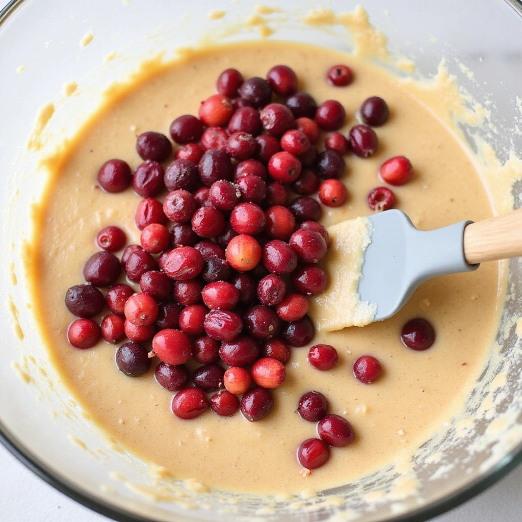 Cranberry Coffee Cake Recipes with Sour Cream Festive and Tart 6 Cranberry Coffee Cake Recipes with Sour Cream Festive and Tart - Step 6: Fold in Cranberries