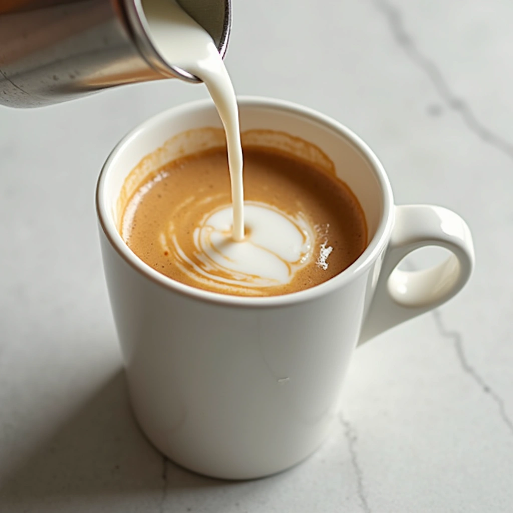 Fall Coffee Recipes at Home Cozy Seasonal Drinks - Step 5: Add Frothed Milk