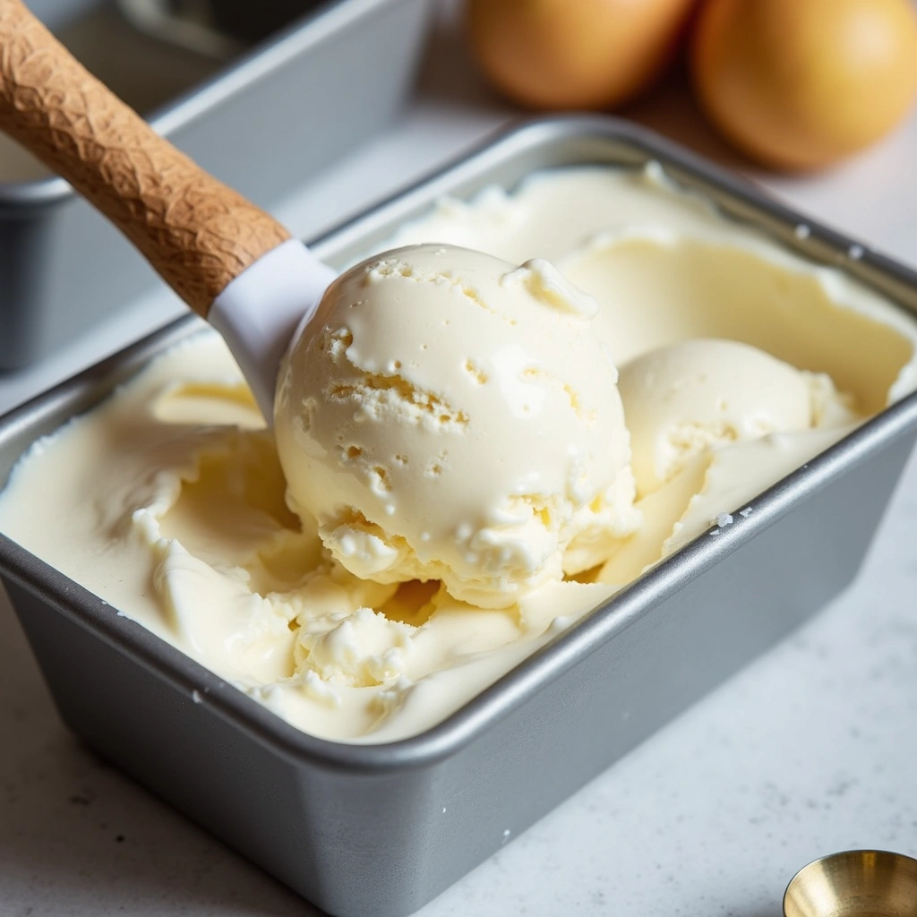 Keto Coffee Ice Cream Recipes Low Carb and Creamy - Step 5: Transfer to Freezer Container