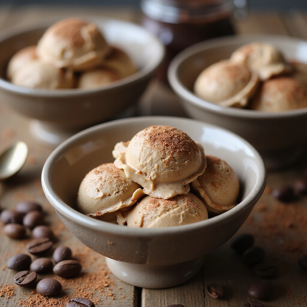 Keto Coffee Ice Cream Recipes Low Carb and Creamy - Step 7: Serve and Enjoy