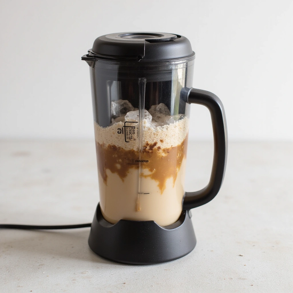 Mr Coffee Frappe Maker Recipes Fun Cafe Style Drinks - Step 3: Blend the Ingredients