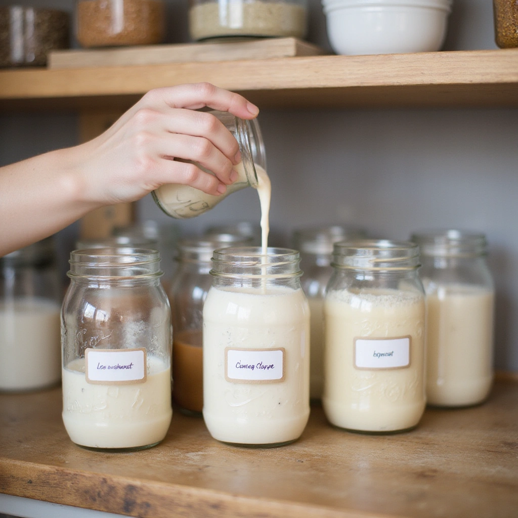 Non Dairy Coffee Creamer Recipes Healthy and Delicious - Step 6: Store the Creamer