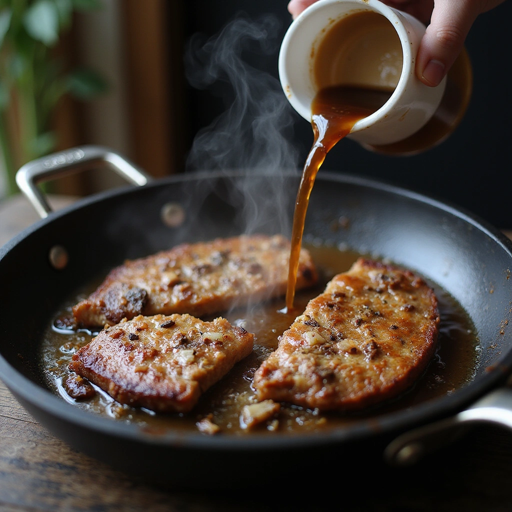 Pot Roast Crock Pot Recipes with Coffee Rich and Flavorful - Step 3: Deglaze the Skillet
