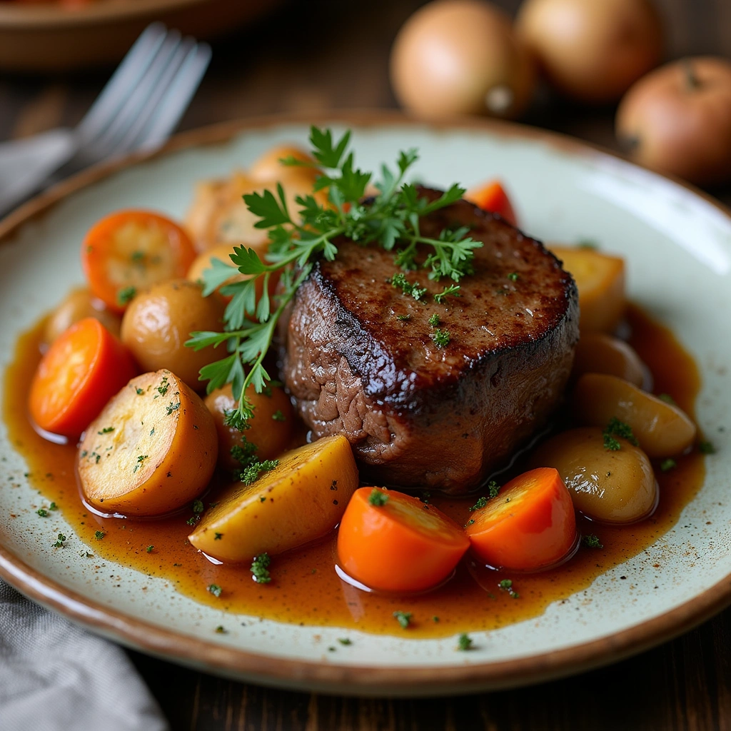 Pot Roast Crock Pot Recipes with Coffee Rich and Flavorful - Step 9: Rest and Serve