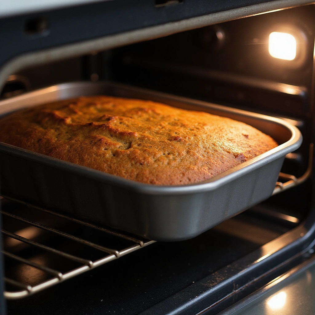 Pumpkin Cream Cheese Coffee Cake Recipes Cozy Fall Dessert - Step 7: Bake the Cake