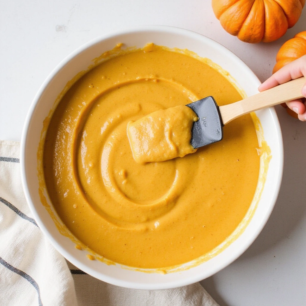 Recipes Using Pumpkin Spice Coffee Creamer Tasty and Simple - Step 6: Pour Batter into Baking Dish