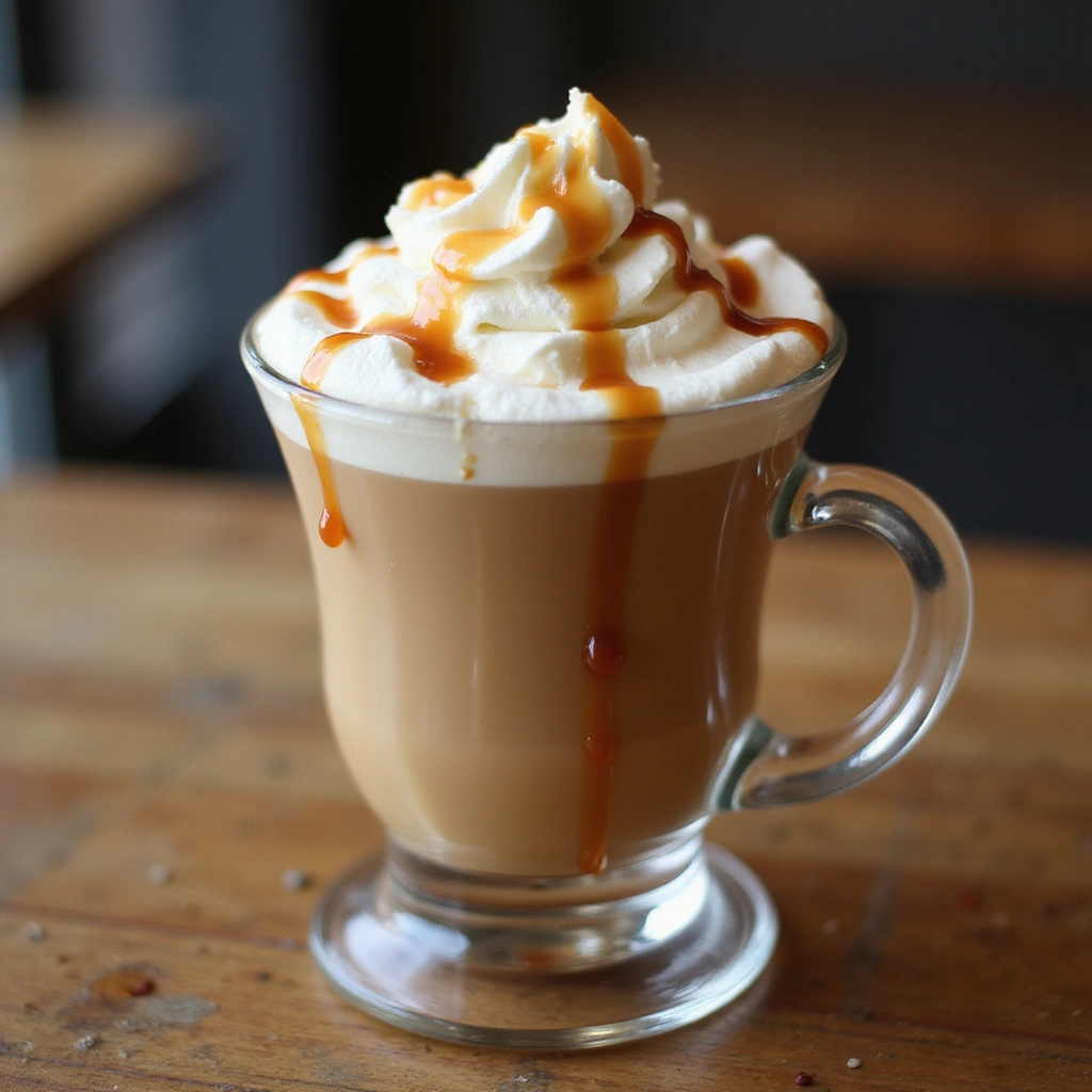 Torani Salted Caramel Syrup Recipes Coffee Drinks You Need - Step 6: Drizzle with Caramel Sauce