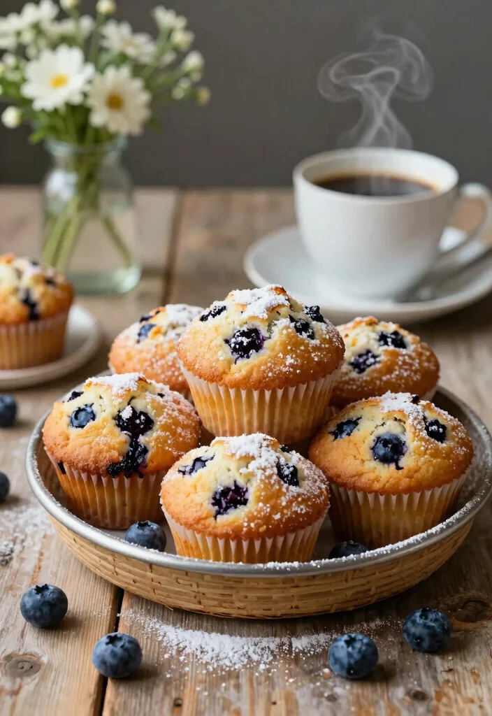 10 Bisquick Dessert Recipes for Quick Home Baking - 2. Bisquick Blueberry Muffins 1