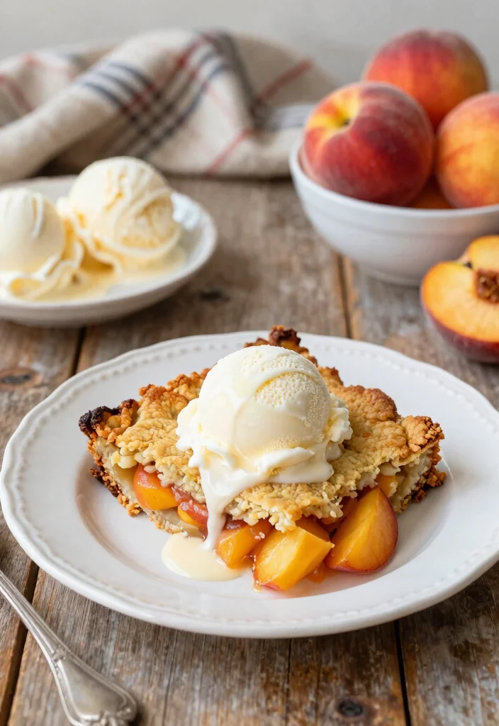 10 Bisquick Dessert Recipes for Quick Home Baking - 3. Bisquick Peach Cobbler 1