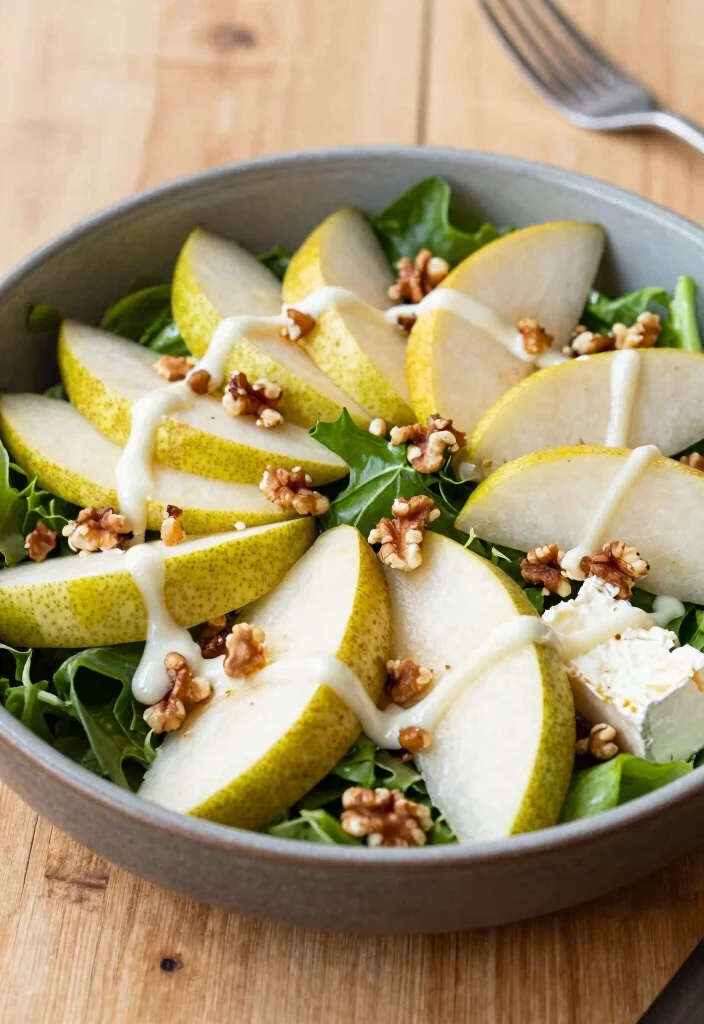 10 Brie Dinner Recipes for Simple Elegant Nights 10. Brie and Pear Salad 0