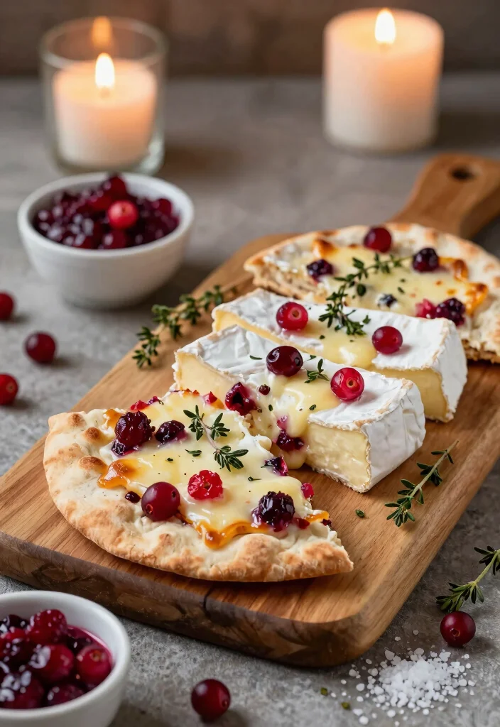 10 Brie Dinner Recipes for Simple Elegant Nights 4. Brie and Cranberry Flatbread 0