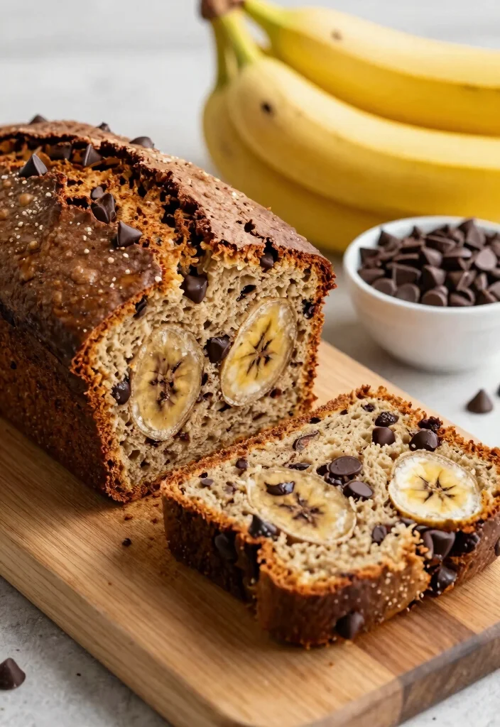 10 Dinner Bread Recipes to Complete Any Meal 10. Chocolate Chip Banana Bread 0