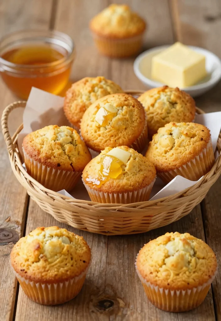 10 Dinner Bread Recipes to Complete Any Meal 7. Cornbread Muffins 0