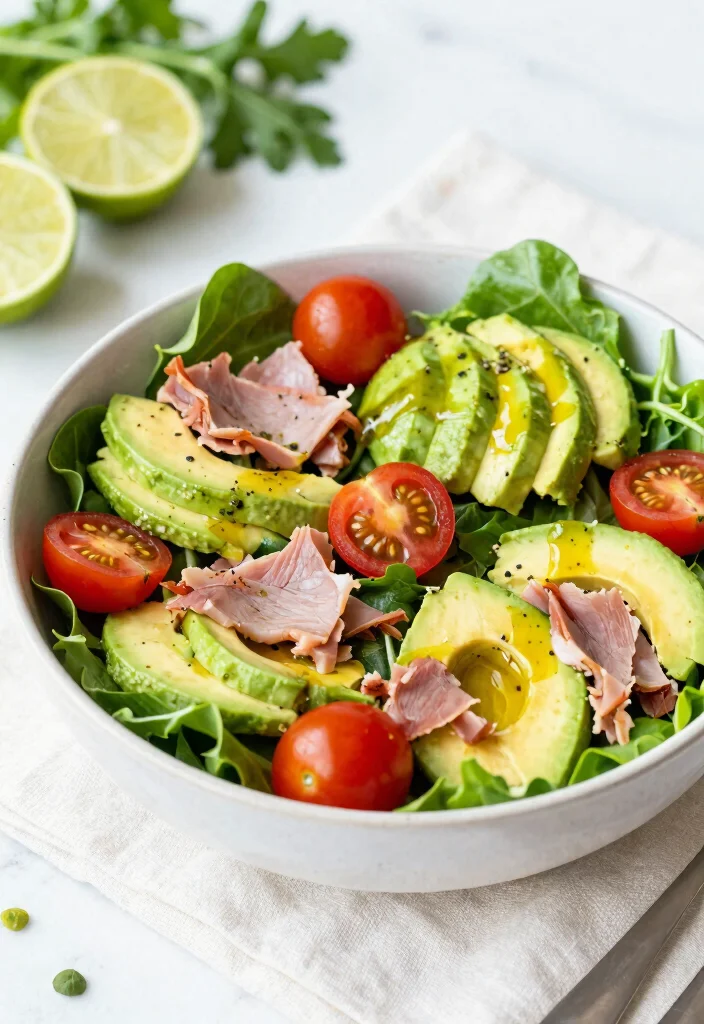10 Ham Keto Recipes for Simple Savory Low Carb Dishes 10. Ham and Avocado Salad 0