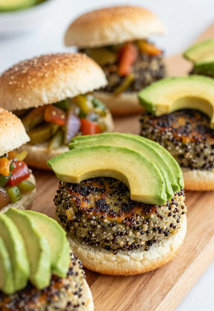 10 Healthy Slider Recipes for Light Mini Meals 1. Quinoa Black Bean Sliders 0