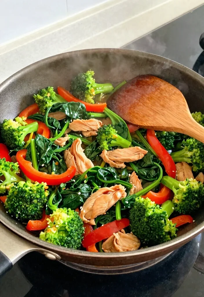 10 Keto Chicken Spinach Recipes for Easy Weeknight Dinners - 8. Spinach Chicken Stir-Fry 1