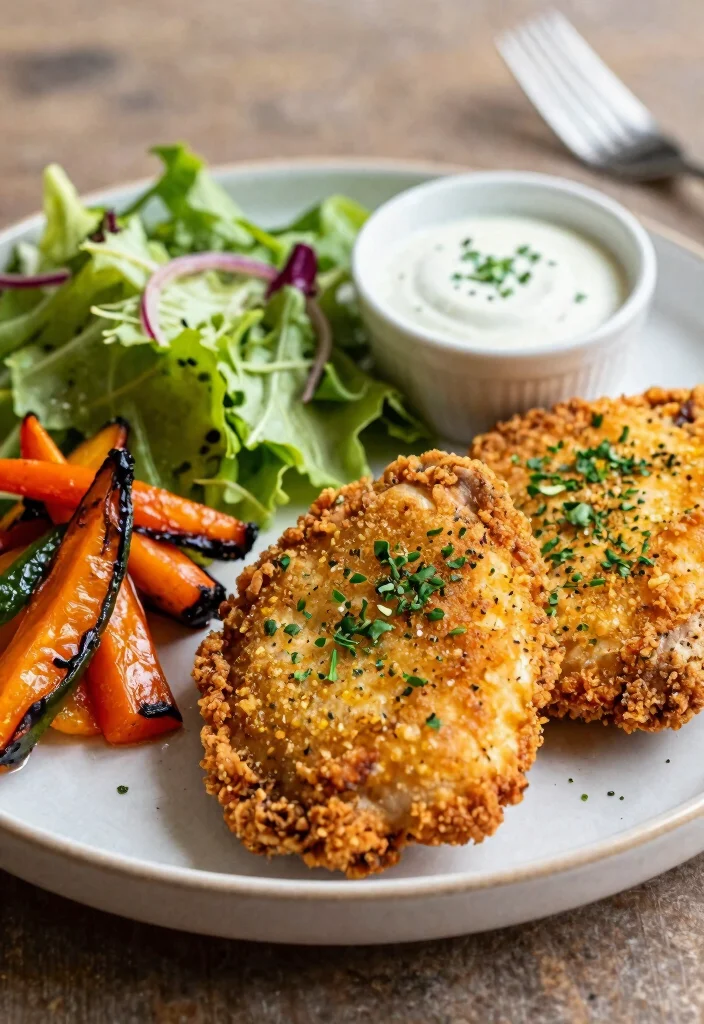 10 Keto Fried Chicken Recipes for Crispy Low Carb Comfort - 3. Herb-Crusted Keto Fried Chicken 1