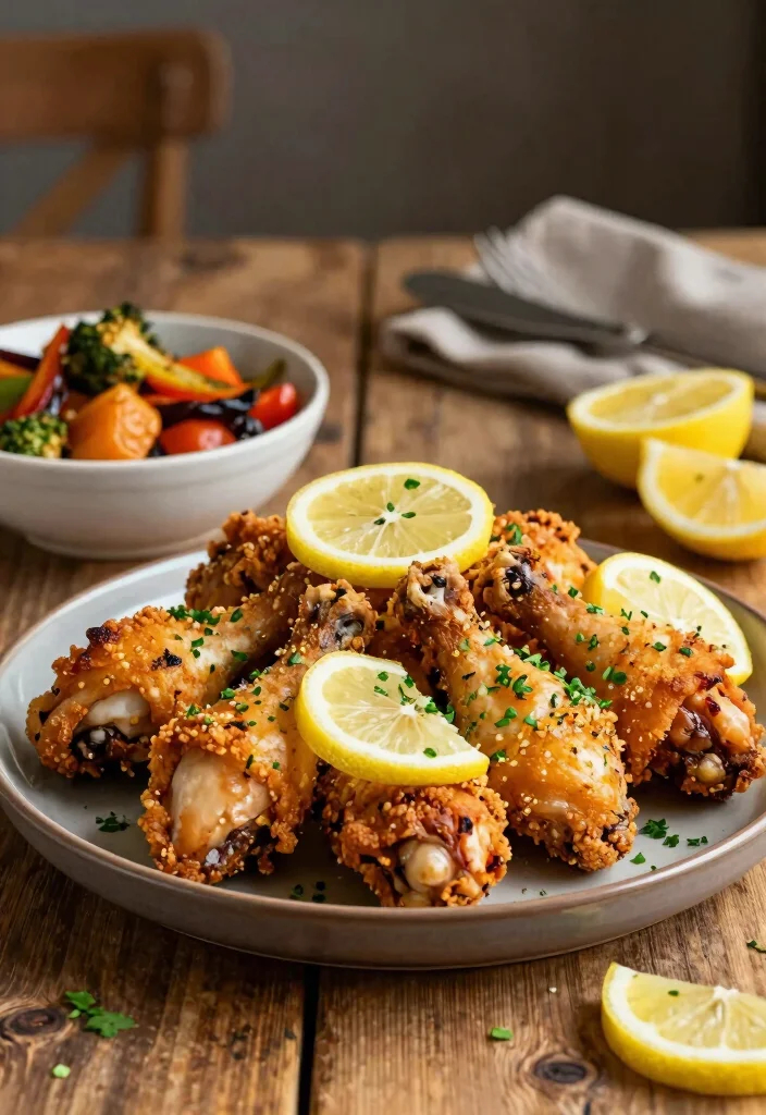 10 Keto Fried Chicken Recipes for Crispy Low Carb Comfort - 4. Lemon Garlic Butter Fried Chicken 1