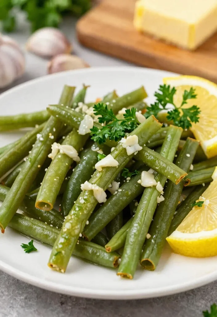10 Keto Green Bean Recipes for Easy Side Dishes 1 10 Keto Green Bean Recipes for Easy Side Dishes - 1. Garlic Butter Green Beans 1
