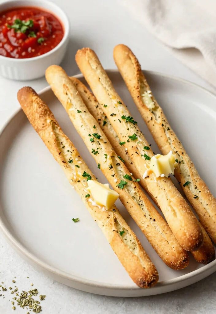 10 Keto Yeast Bread Recipes for Soft Low Carb Loaves 2. Garlic Herb Keto Breadsticks 0