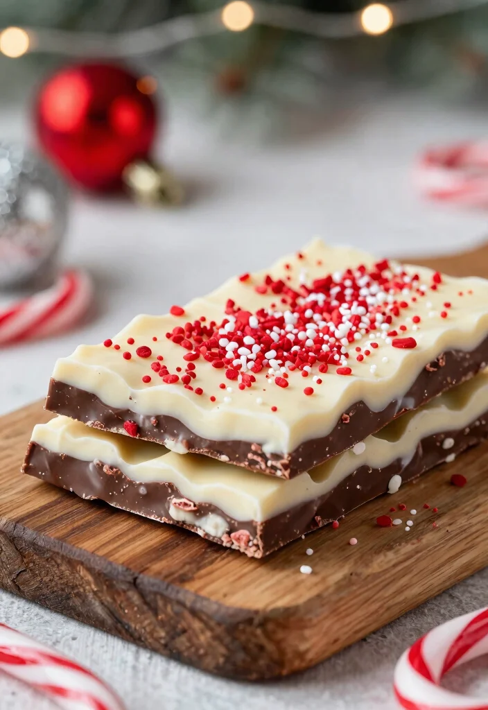 10 Peppermint Dessert Recipes for Cool Festive Treats - 1. Peppermint Bark 1