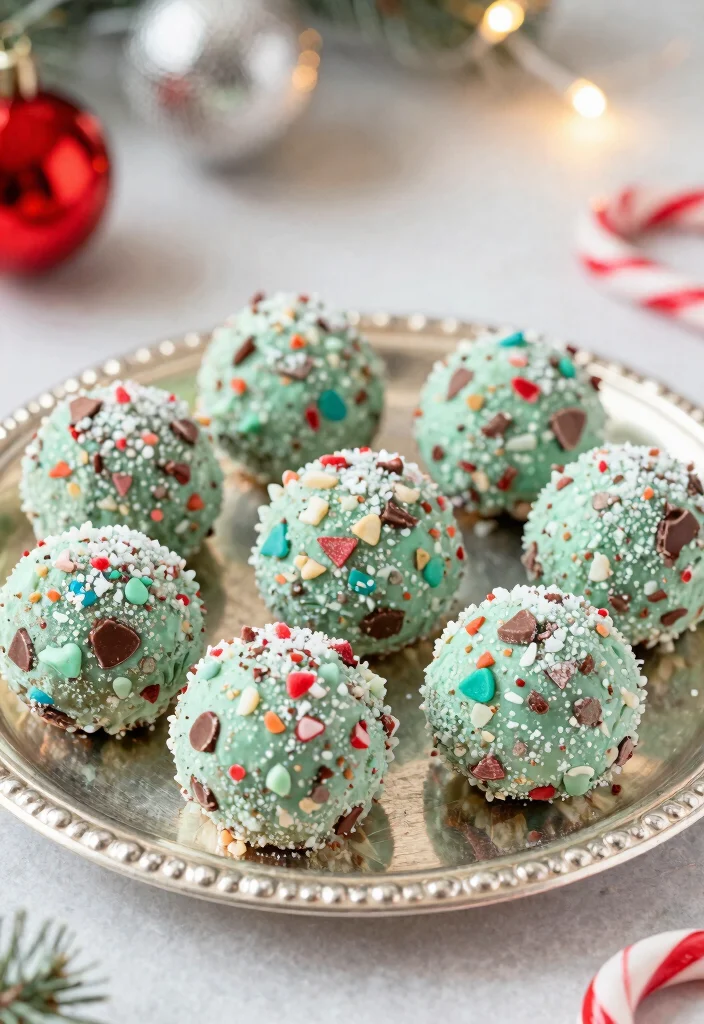 10 Peppermint Dessert Recipes for Cool Festive Treats - 7. Minty Chocolate Chip Truffles 1