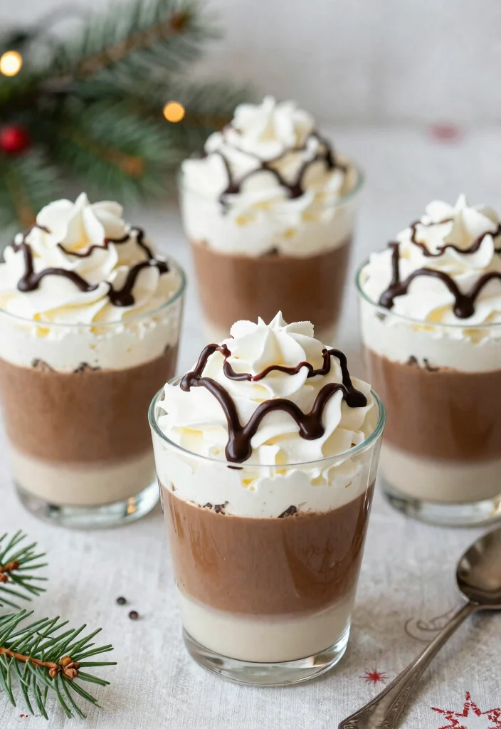 10 Peppermint Dessert Recipes for Cool Festive Treats - 8. Peppermint Mocha Pudding Cups 1