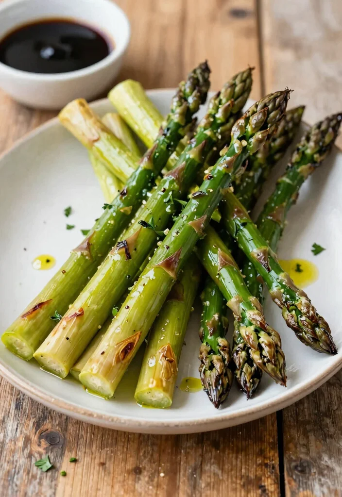 10 Valentines Dinner Recipes for a Romantic Night In 7. Garlic Roasted Asparagus 0
