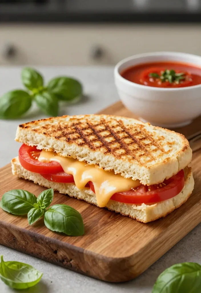 10 Vegan Panini Recipes for Crispy Comfort Sandwiches - 10. Vegan Cheese and Tomato Panini 1