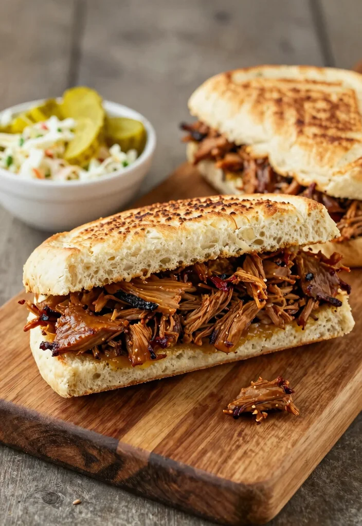 10 Vegan Panini Recipes for Crispy Comfort Sandwiches - 8. Vegan BBQ Jackfruit Panini 1