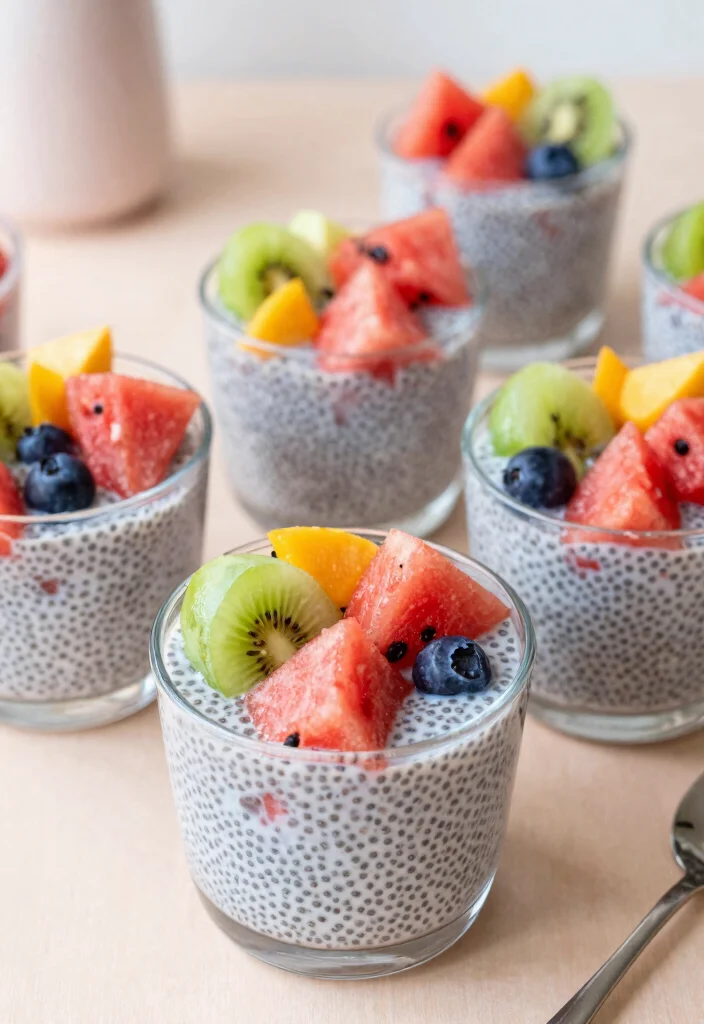 10 Watermelon Dessert Recipes for Light and Refreshing Treats 10. Watermelon Chia Pudding 0