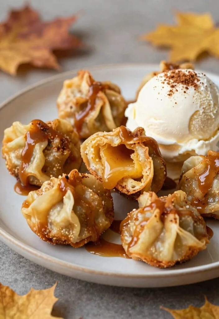 10 Wonton Wrapper Dessert Recipes for Crispy Sweet Treats 2. Apple Cinnamon Wontons 0