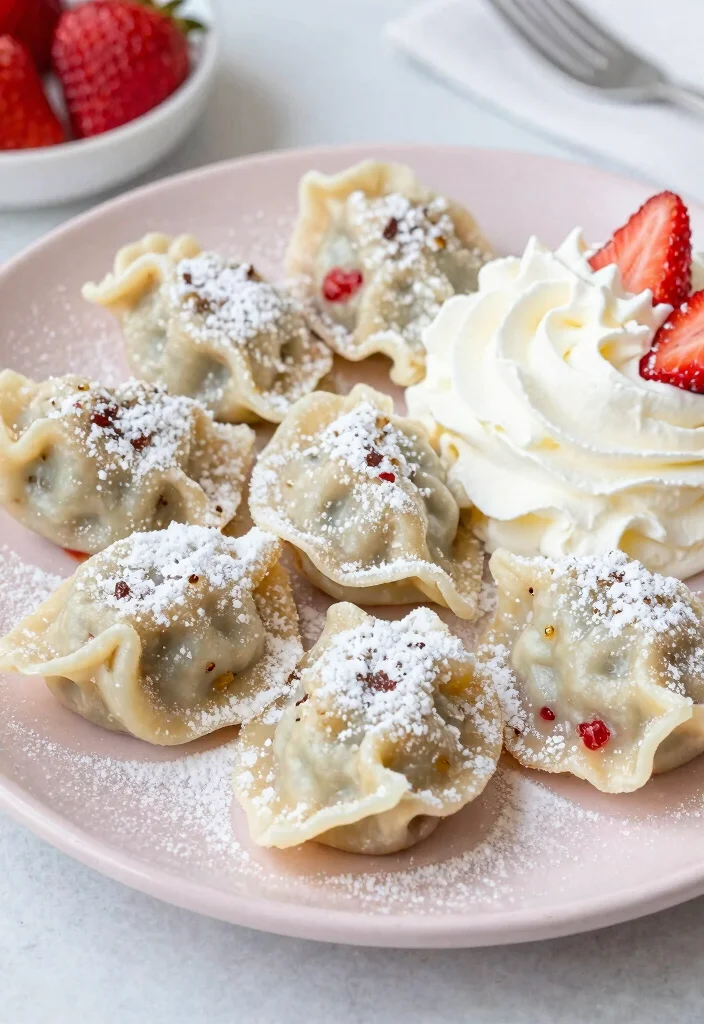 10 Wonton Wrapper Dessert Recipes for Crispy Sweet Treats 7. Strawberry Shortcake Wontons 0