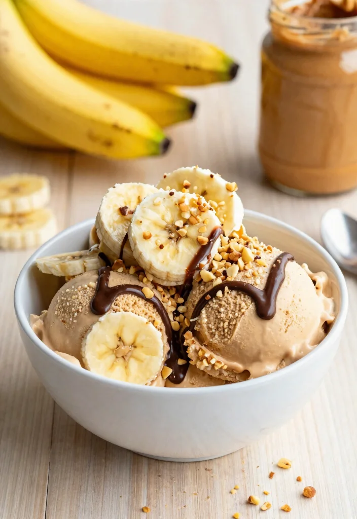 12 Clean Eating Dessert Recipes for Smarter Sweet Choices - 10. Peanut Butter Banana Ice Cream 1