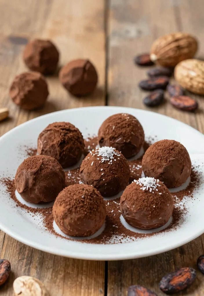 12 Clean Eating Dessert Recipes for Smarter Sweet Choices - 11. Raw Vegan Chocolate Truffles 1