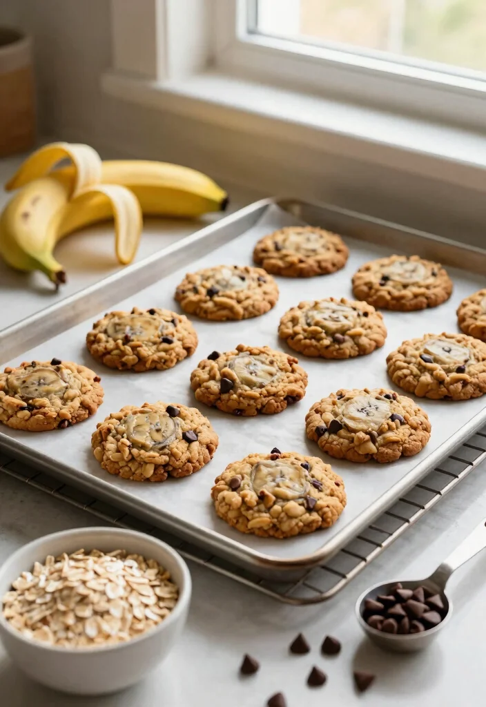 12 Clean Eating Dessert Recipes for Smarter Sweet Choices - 2. Banana Oatmeal Cookies 1