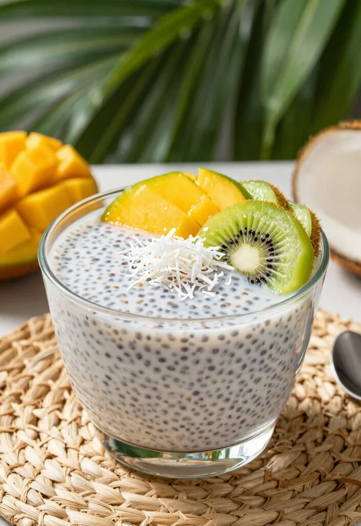 12 Clean Eating Dessert Recipes for Smarter Sweet Choices - 3. Coconut Chia Pudding 1