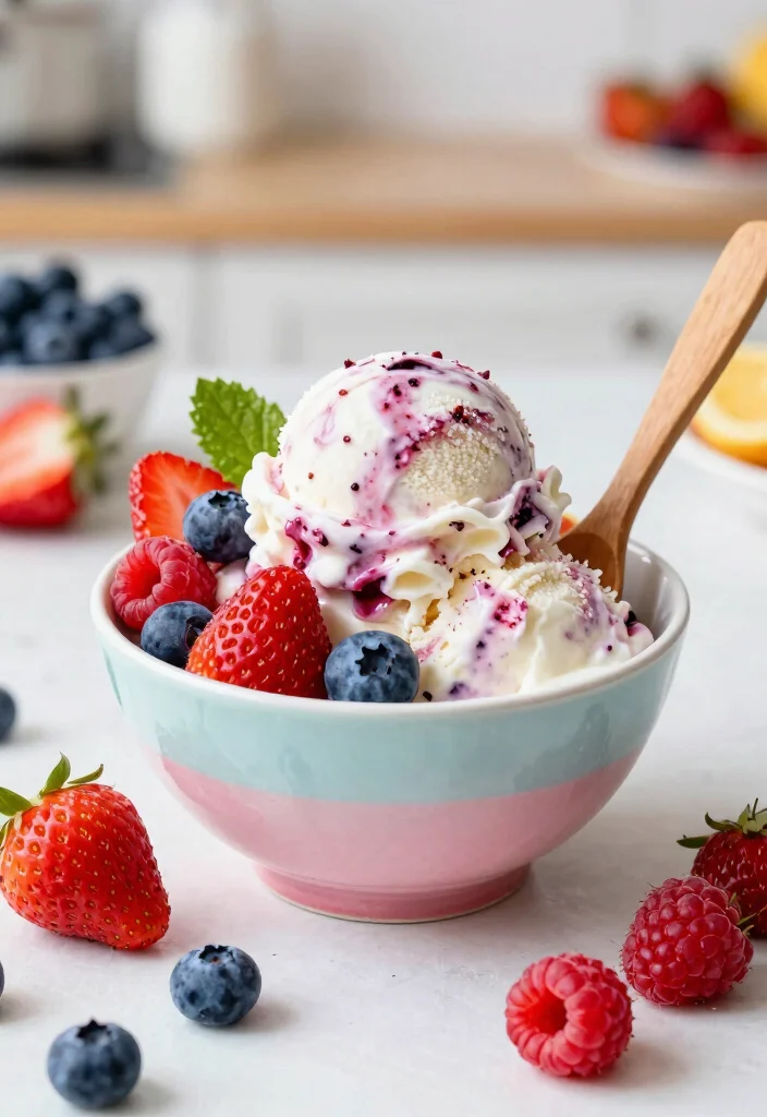 12 Clean Eating Dessert Recipes for Smarter Sweet Choices - 5. Berry Nice Cream 1