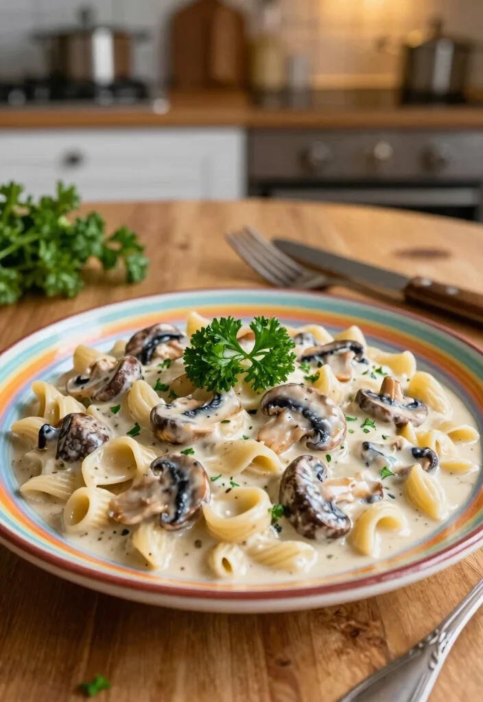 12 Cozy Vegan Recipes for Comfort Food Nights - 1. Creamy Vegan Mushroom Stroganoff 1