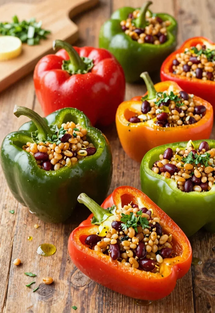 12 Cozy Vegan Recipes for Comfort Food Nights - 11. Vegan Stuffed Peppers 1